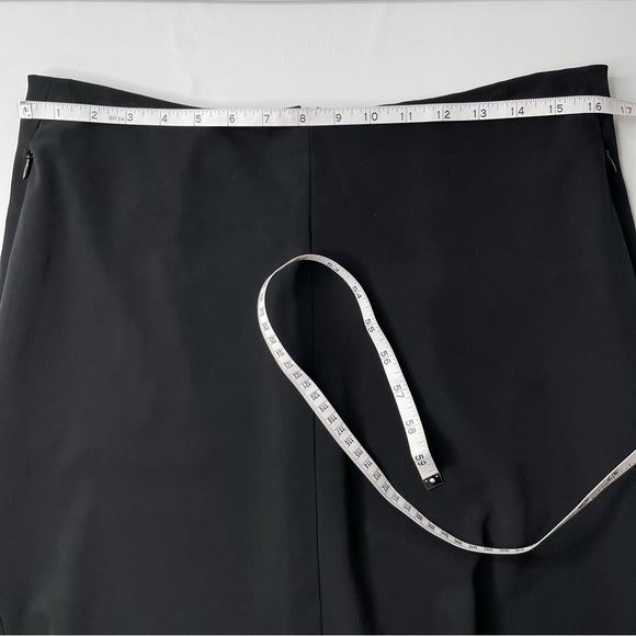 Elm Design Black Midi Skirt Tulip Hem Draped Gathered Pencil, Size 1 (Small) - Picture 12 of 12